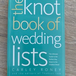 NEW The Knot Book of Wedding Lists